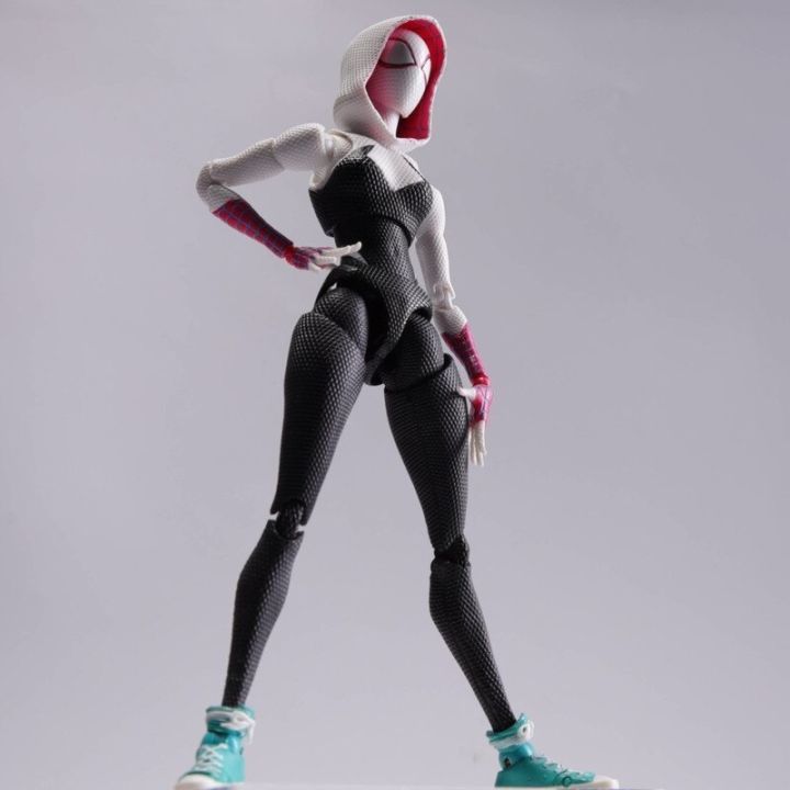 bandai-shf-s-h-figuarts-แมงมุมมหัศจรรย์-gwen-แมงมุม-ชายข้ามข้อแมงมุมโมเดลเคลื่อนไหวเดอร์แมนตุ๊กตาขยับแขนขาได้ของเล่นแบบชุดสะสม