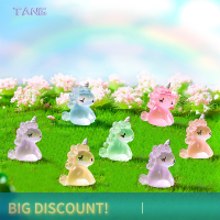 ?【Lowest price】TANG 5ชิ้นสำหรับการประกอบรถยนต์แบบทำมือเครื่องประดับตกแต่งภูมิทัศน์ขนาดเล็กสว่างตุ๊กตาสัตว์การ์ตูนยูนิคอร์น