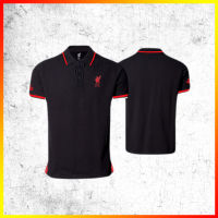 เสื้อโปโล ลิขสิทธิ์แท้  Liverpool ( ชาย ) รุ่นLFC052 สีดำ