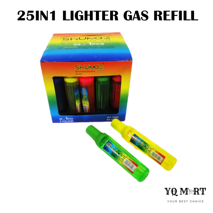 25IN1 Lighter Gas Refill/ Refill Lighter/ Mancis Refill Lazada