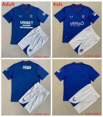 เสื้อเจอร์ซีย์สีน้ำเงินเข้ม23/24ชุดเจอร์ซี่ฟุตบอลคุณภาพไทยสำหรับเด็กและผู้ใหญ่