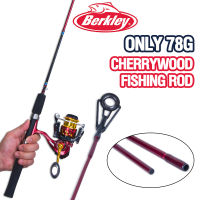 Berkley Spinning เบ็ดตกปลา M/ML ด้ามจับ EVA ตกปลา Cherrywood เบ็ดตกปลา