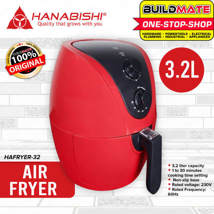 HANABISHI Air Fryer Oven 3.2L HAFRYER32 •BUILDMATE• Lazada PH