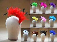 B061 Hackle C Oque ลายขนนกต้นไม้ Pom เมาดอกไม้ตัดหมวกหมวกขายส่ง