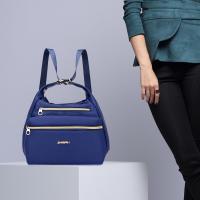 Fashion Backpacks Solid Color Women Canvas Casual Shoulder Crossbody Bags Multi-pocket Handbag Travel Satchel for Hiking