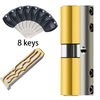 Super C grade, Anti-theft copper Lock Cylinder,Universal,Anti-Pry Lock Anti-technology cracking,Security door Lock 8PCS Keys