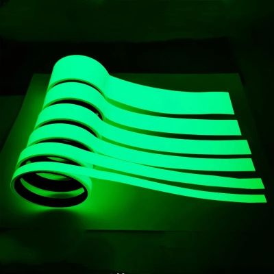 [24 Home Accessories] 5M Luminous Fluorescent Night Self Adhesive Glow In The Dark เทปสติกเกอร์ความปลอดภัย Home Decoration Warning Tape