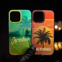 【Matte acrylic hard case/coconut palm】เคส compatible for iPhone 11 12 13 14 pro max case