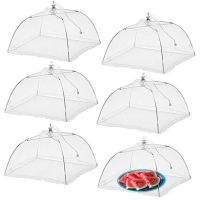 Household Kitchen Folding Covers / Washable Mesh Food Lid / Picnic BBQ Party Anti Mosquito Net