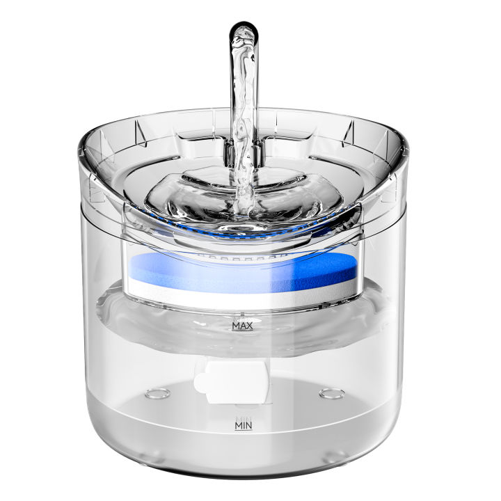 น้ำพุแมวตู้น้ำสุนัข1-8l-super-quiet-automatic-pet-drinking-fountaintransparent-design