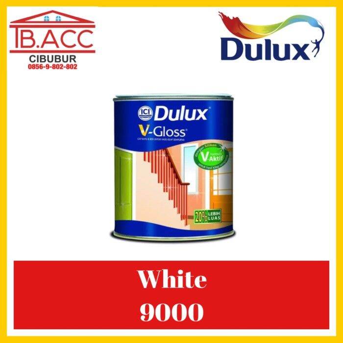 Cat Minyak Kayu Dan Besi Dulux V Gloss Vgloss White Gloss Kg Lazada Indonesia