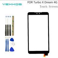 5.5 ต้นฉบับสำหรับ Turbo X Dream 4G Touch Screen Digitizer Sensor Assembly แผงกระจกหน้าจอสัมผัสสำหรับ Turbo X Dream 4G เครื่องมือ