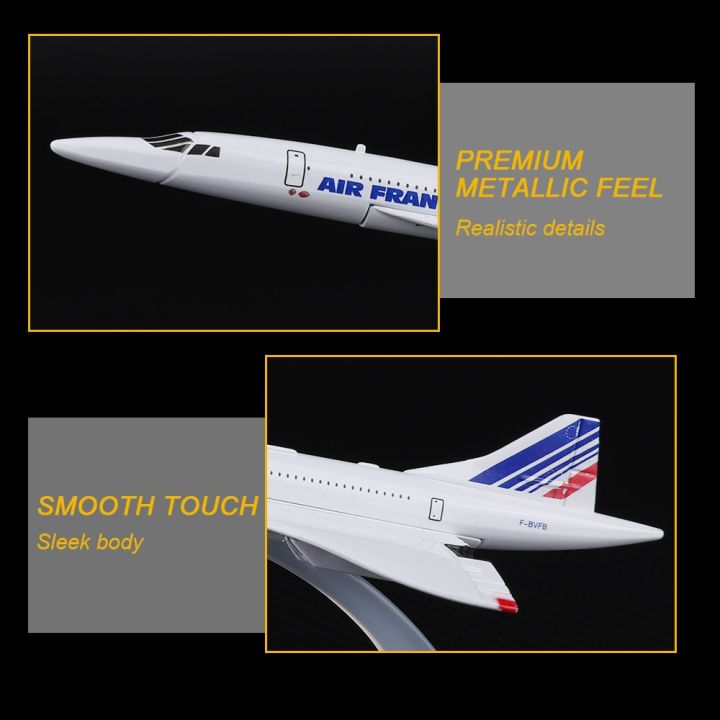 แบบจำลองเครื่องบินโลหะ1-400โมเดลเครื่องบินฝรั่งเศสขนาด16ซม-วัสดุจำลองการบินวัสดุโลหะผสมของเล่นสำหรับเด็กเครื่องประดับเด็กชายเครื่องบิน