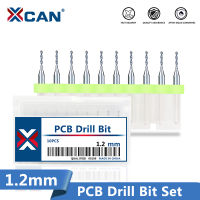 Xcan 10ชิ้น/เซ็ต1.2มม. นำเข้าคาร์ไบด์ Pcb ดอกสว่าน3.175มม. ก้าน Cnc พิมพ์ดอกสว่านดอกสว่านเหลาแผงวงจร