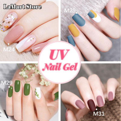 LaMart Store💅🏻เจลเคลือบเล็บ17สี P-Olish UV/เล็บ LED P-Olish สีเจลฐานเล็บสีสันสดใสงานประดิษฐ์ทำด้วยตัวเองเจลทาเล็บทำเล็บเจลเคลือบเล็บกึ่งถาวรหายไป