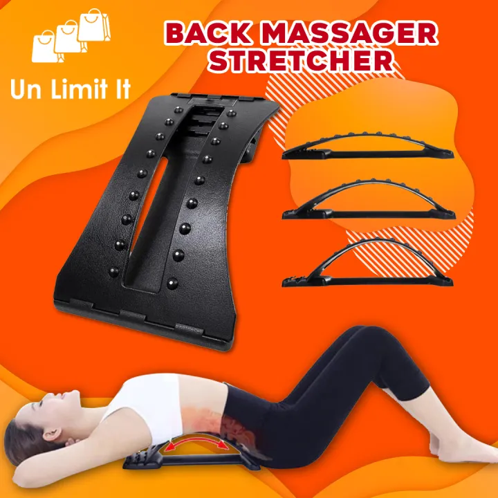 ULT] MULTI-LEVEL BACK STRETCHER - Stretch Equipment Back Massager Stretcher  Fitness Lumbar Support Relaxation Mate Spinal