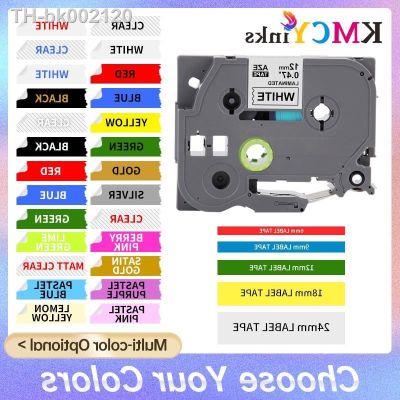 ﹍◎ KMCYinks Multi colors Tze231 Label Tape Compatible for Brother P Touch printer tapes Tze-231 tze 231 tze131 tze241 tze221 141