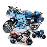 Sembo Blocks Motorcycle Moto City Vehicles Car Racing Speed Motorbike Moc Model Building Models Bricks Kids Toys ✲☃∋