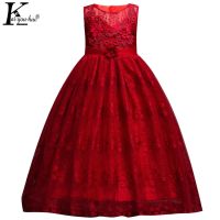 ZZOOI Summer Princess Kids Dresses For Girls Performance Dress Elegant Patry Vestidos Wedding Dress For Girls Summer Teenagers Dress