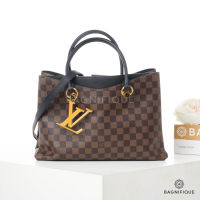 LOUIS VUITTON RIVERSIDE DAIMOND EBENE SHINY GHW