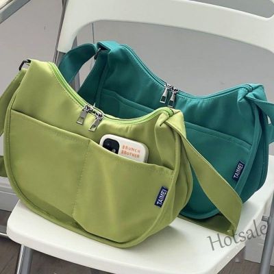【hot sale】☼♨ C16 Multi Pocket Design Canvas Bag Woman Fashion Waterproof Nylon Sling Bag Casual Shoulder Bag Woman Crossbody Bag