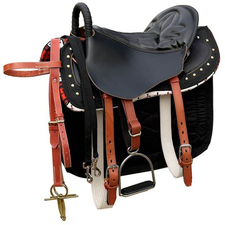 Enhanced Leather Soft Seat Size Tourist Full Set Of Harness Cushion Endurance Strap Horse Riding