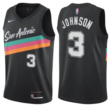San Antonio Spurs Youth Nike 2021 City Edition Keldon Johnson Swingman Jersey