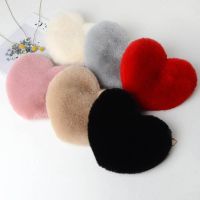 tr1 Shop Fashion Heart Bag Womens Chain Messenger Bag Plush Love One Shoulder Fluffy Valentines Day Gift