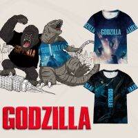 2023 NewGodzilla เสื้อยืดผู้ชายอะนิเมะสินค้าราคาเสื้อแขนสั้นการ์ตูนเสื้อผ้าฤดูร้อน