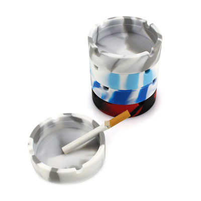 Originality Fall Prevention Durable Marbling Camouflage Storage Box Ashtray