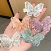 Fashional ป่า Super Fairy กิ๊บติดผมผีเสื้อ Hairclip Headdress