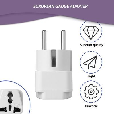 ☂ Universal AU US UK to EU AC Power Plug Travel Home Converter Adapter