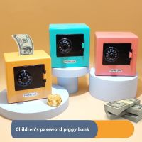 Cartoon ATM Mini safe Piggy Deposit Bank Code Bank household ornaments Banknote Box Cash Coins Saving Storage Christmas Gift