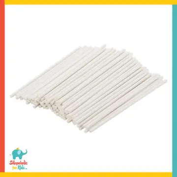 White Lollipop Sticks, Cake Pops Making Tools, Paper Treat Stick