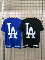 ஐ☬ﺴ MLB เสื้อยืดแขนสั้น ทรงหลวม ขนาดใหญ่ สำหรับผู้ชายและผู้หญิง