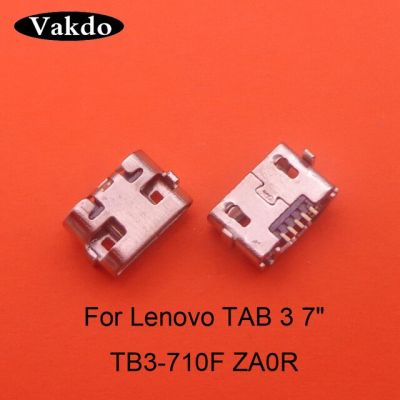 10ชิ้นแจ็คเชื่อมต่อพอร์ตเต้ารับสำหรับชาร์จไมโคร Usb ขนาดเล็กสำหรับ Lenovo Tab 2 A10-70f Za00/แท็บ4 8 "Tb-8504x Tb-8504f