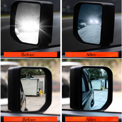 เลนส์กระจกสีน้ำเงินกระจกมองข้างมองหลังสำหรับ Toyota FJ Cruiser 2009 2010 2011-2014 1คู่2ชิ้นกระจกรถด้านข้างป้องกันแสงสะท้อน