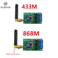 pcbfun ตัวรับส่งสัญญาณ RS485ไร้สายมัลติฟังก์ชัน433M