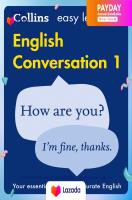 [New] Easy Learning English Conversation Book 1: Your essential guide to accurate English (Collins Easy Learning English) (Collins Easy Learning English) (2ND) พร้อมส่ง