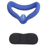 Dustproof Lens Anti Scratch Case Silicone Anti-Sweat Eye Cover Pad for Quest 2 VR Headset Glasses