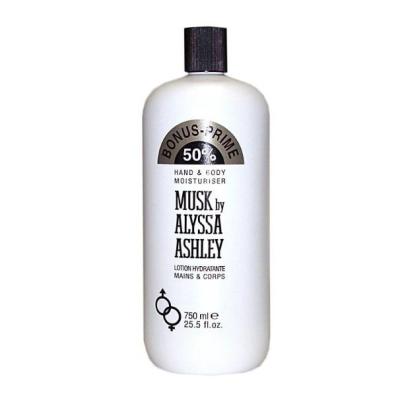 Alyssa Ashley Musk Hand &amp; Body Moisturiser ฝาดำ 750ml