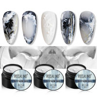 BAIXL 5ML Unique Styles Matte Texture Manicure Tool No Need Top Coat DIY Nail Art 3D Embossed Plaster Glue Gypsum Gel Polish Gel Polish Drawing Nail G