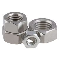 [HOT JIAZZAQQMGW 555] ด้านซ้าย Hex Nuts 304 A2สแตนเลส Nut M4 M5 M6 M8 M10 M12 M14 M16 M18 M20