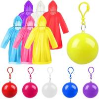 Rain Gear Keyring Adults Raincoats Kids Raincoats Portable Raincoats Mini Raincoats Emergency Rainwear