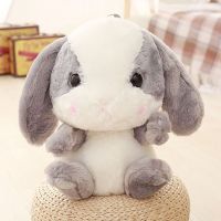 Dropshipping LOLITA Plush Rabbit Long Ear Bunny Bag Plushie Doll Plush Toys Children Backpack for Girls Kids