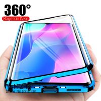 สำหรับ xiaomi mi note 10 lite Case 360 กรณีพลิกแม่เหล็กสำหรับ xiaomi mi 10 note 10 pro light กระจกสองด้านฝาครอบโทรศัพท์ coque