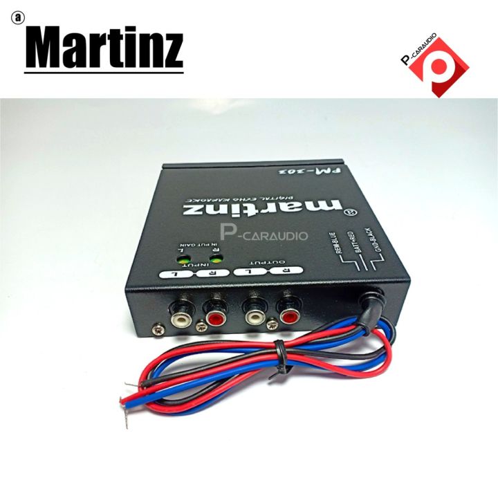 ปรีคาราโอเกะmartinz-pm-303ปรีแอมป์ติดรถยนต์คาราโอเกะปรีไมค์เสียงดี