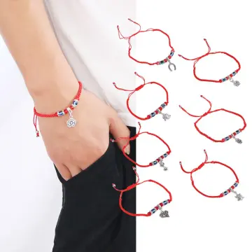 Red string bracelet hot sale with hamsa hand