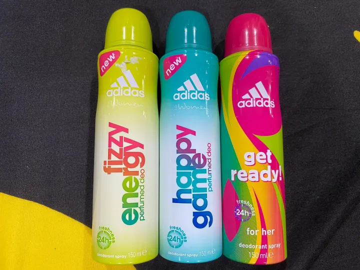 ADIDAS DEO SPRAY FOR WOMEN 150ML (Get Ready) Lazada PH