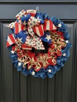 [COD] Day Independence Wreath Ornament Up Props Easter Decoration Border